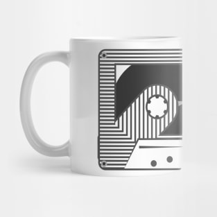 retro classic tape line art Mug